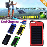 Waterproof Solar Power Bank Battery Charger - Outletorama