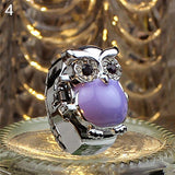 Rhinestone Owl Finger Ring Watch - Outletorama