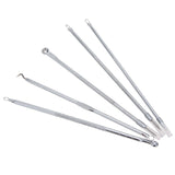 5pc Stainless Steel Acne Extractor Removing Tool - Outletorama