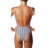 One Piece Swimsuit Women Bandage Bikini Push-up Padded Bra - Outletorama