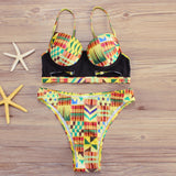 Bikini Brasil Set Push-Up Underwire Padded Bra Swimsuit - Outletorama