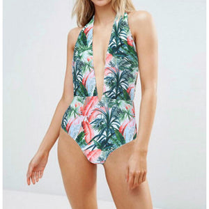 Printed Bathing Suit One Piece - Outletorama