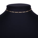 Miracle Gold Cross Choker Necklace Set - Outletorama