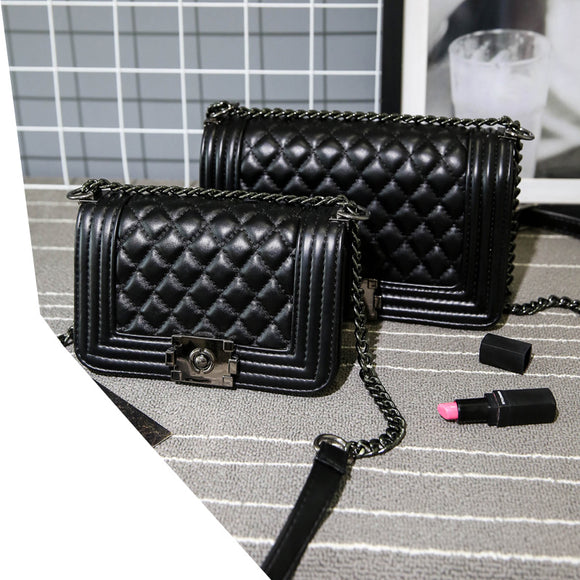 High Quality Quilted Chain Bag - Outletorama