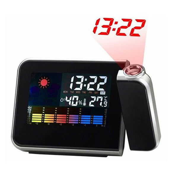 Digital Alarm Clock With Projector - Outletorama