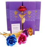24k Gold Foil Plated Rose Creative Gifts Lasts Forever Rose - Outletorama