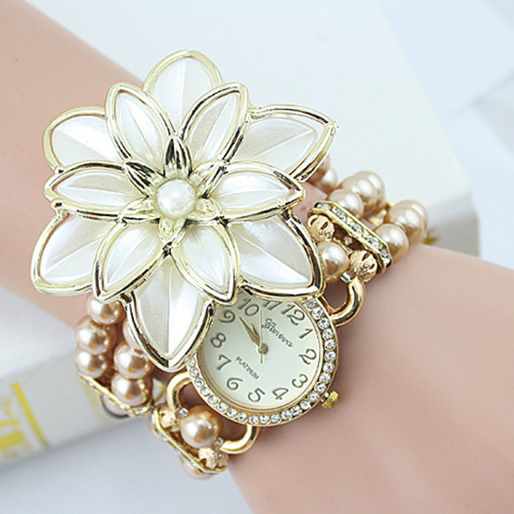 Flower Pearl Bracelet Watch - Outletorama